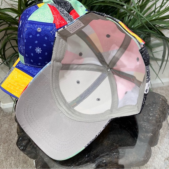 🧢NWOT🧢 Soft Comfortable Bandana Adjustable Velcro Baseball Style Cap - Picture 9 of 11